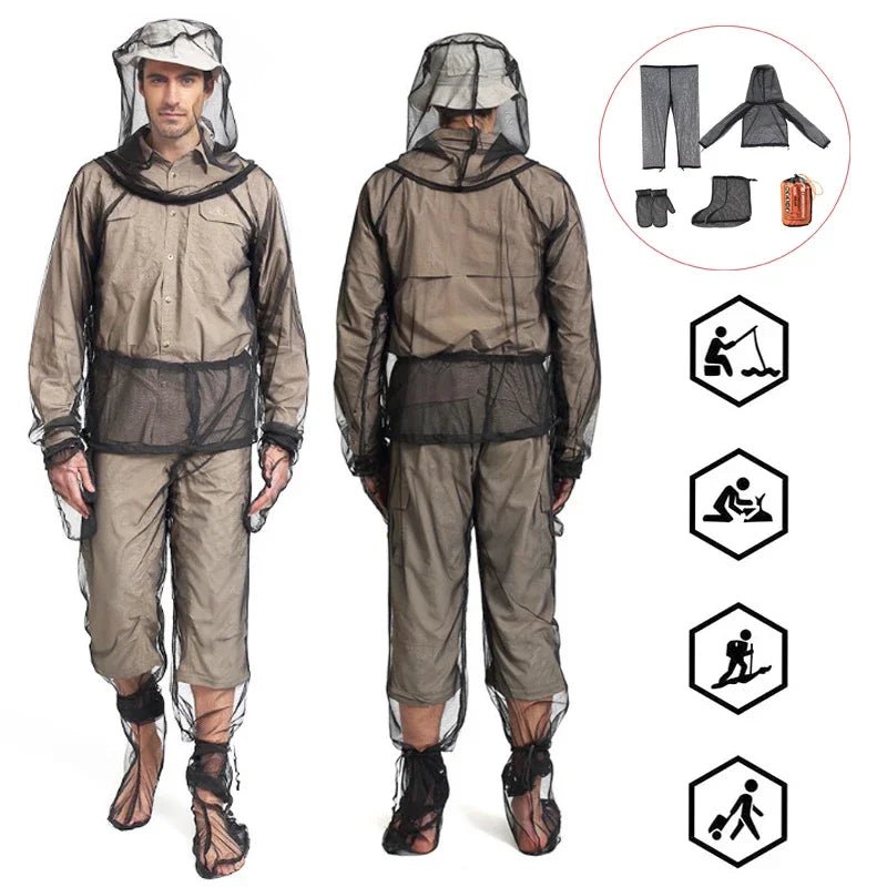 Outdoor Fishing Adventure Insect-Proof Clothing – Stay Protected in Nature - Image 2