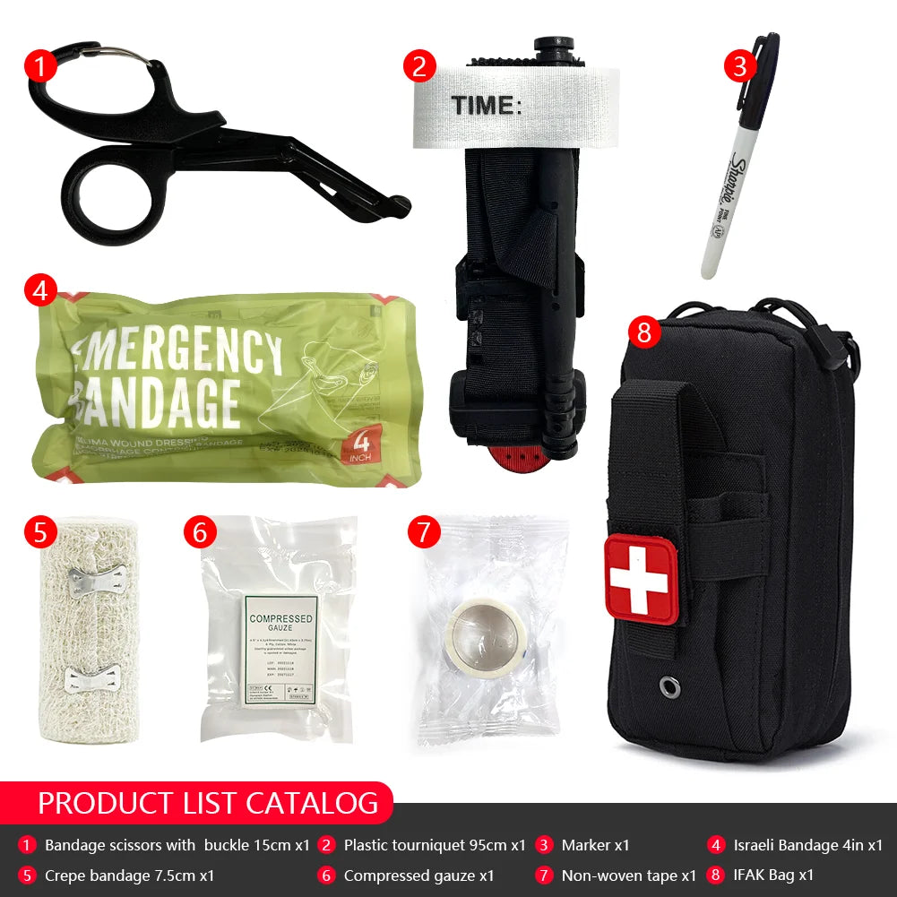Portable Medium Bag First Aid Pouch – Essential Survival Kit for Emergencies - Image 7
