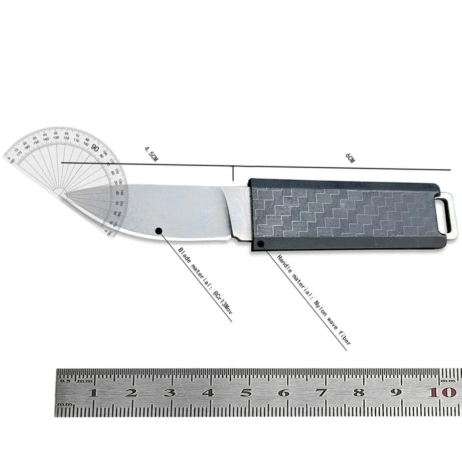 2425 Mini Pocket Survival Knife – Compact EDC Tool for Outdoor Adventures - Image 7