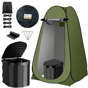 Portable Pop-Up Toilet Tent β Privacy Shelter for Camping & Outdoor Travel