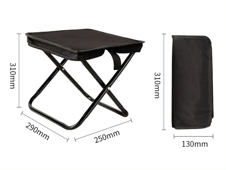 Foldable Backpack Stool – Portable Camping Chair for Outdoor Adventures - Image 9