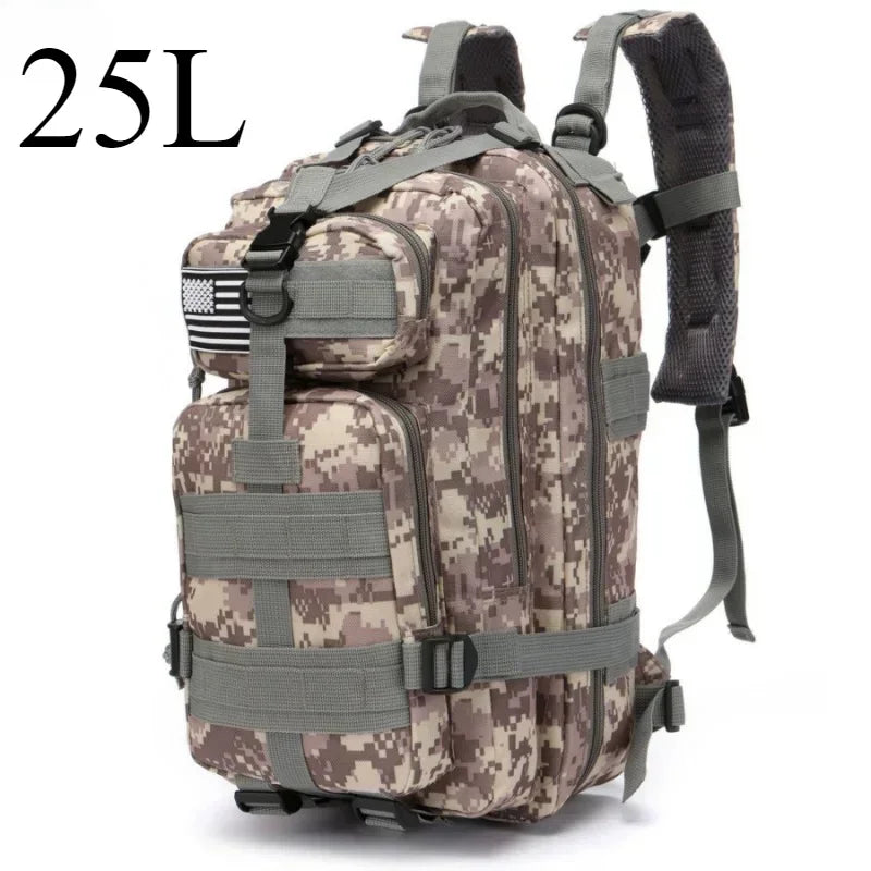 50L Travel Backpack for Men – Waterproof Hiking & Camping Bag - Image 13
