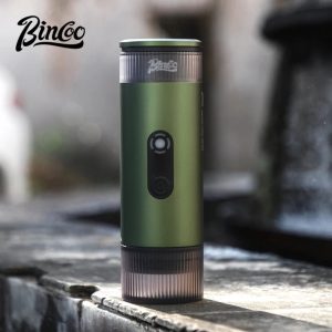 Bincoo Camping Portable Coffee Machine – Electric Wireless Heating for Coffee Lovers