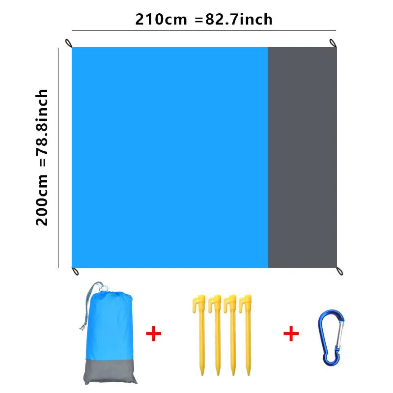 Extra Large Sandproof Outdoor Beach Mat – Perfect for Picnics and Camping - Image 3