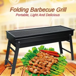 Portable 60cm Foldable Barbecue Grill for Outdoor Gatherings