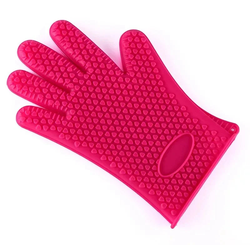 BBQ Silicone Grilling Gloves – Heat Resistant Cooking and Baking Mitts - Image 15