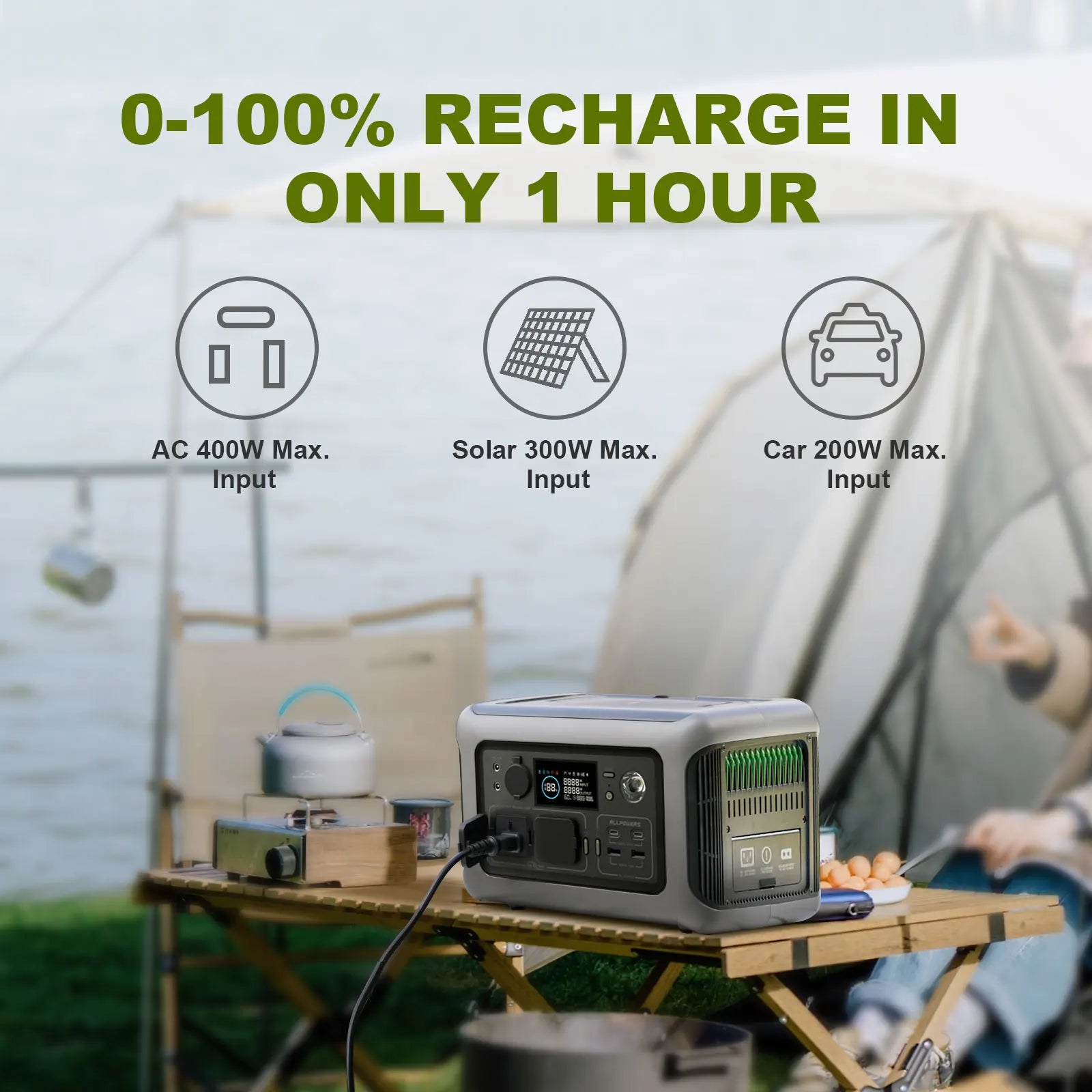ALLPOWERS R600 Portable Powerstation – Reliable Power for All Your Adventures - Image 4