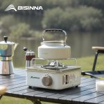 BISINNA Camping Gas Stove – Portable High Firepower Outdoor Gas Burner