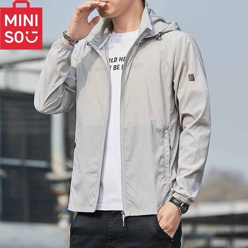 MINISO 2023 Summer Hooded Jacket – Quick Dry, Waterproof, Sun Protection