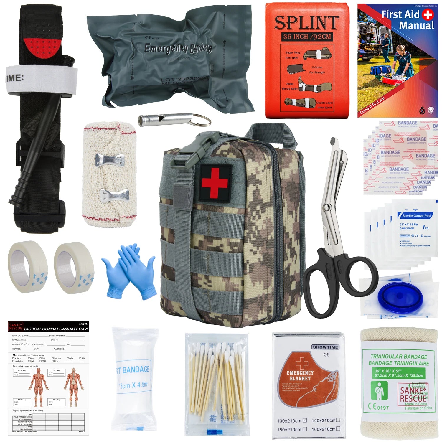 First Aid Kit Outdoor Survival Gear – Essential for Emergency Preparedness - Image 10