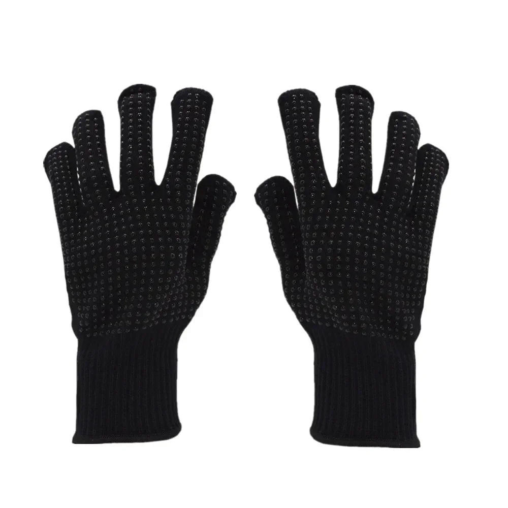 Barbecue Anti-scald Gloves – Heat Resistant BBQ Oven Gloves for Cooking - Image 8