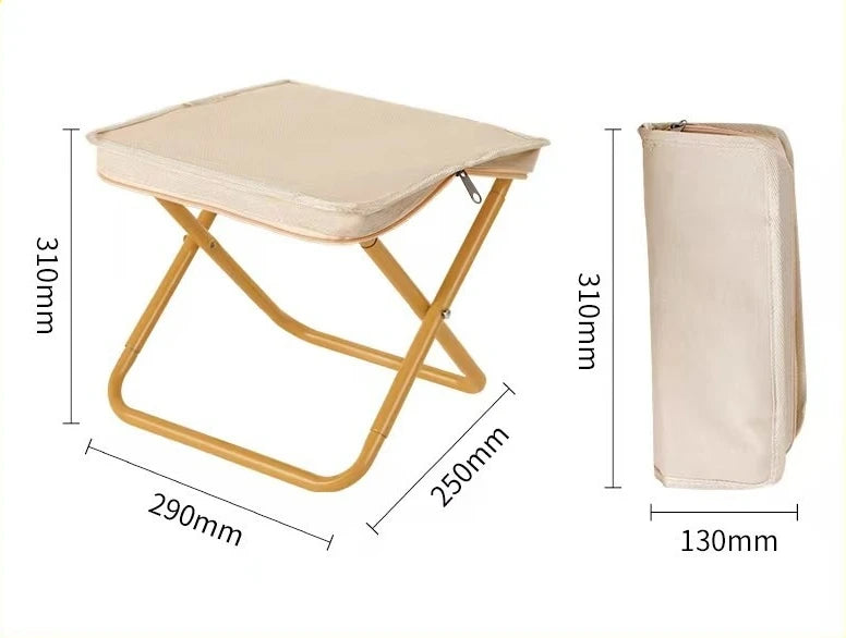 Foldable Backpack Stool – Portable Camping Chair for Outdoor Adventures - Image 10