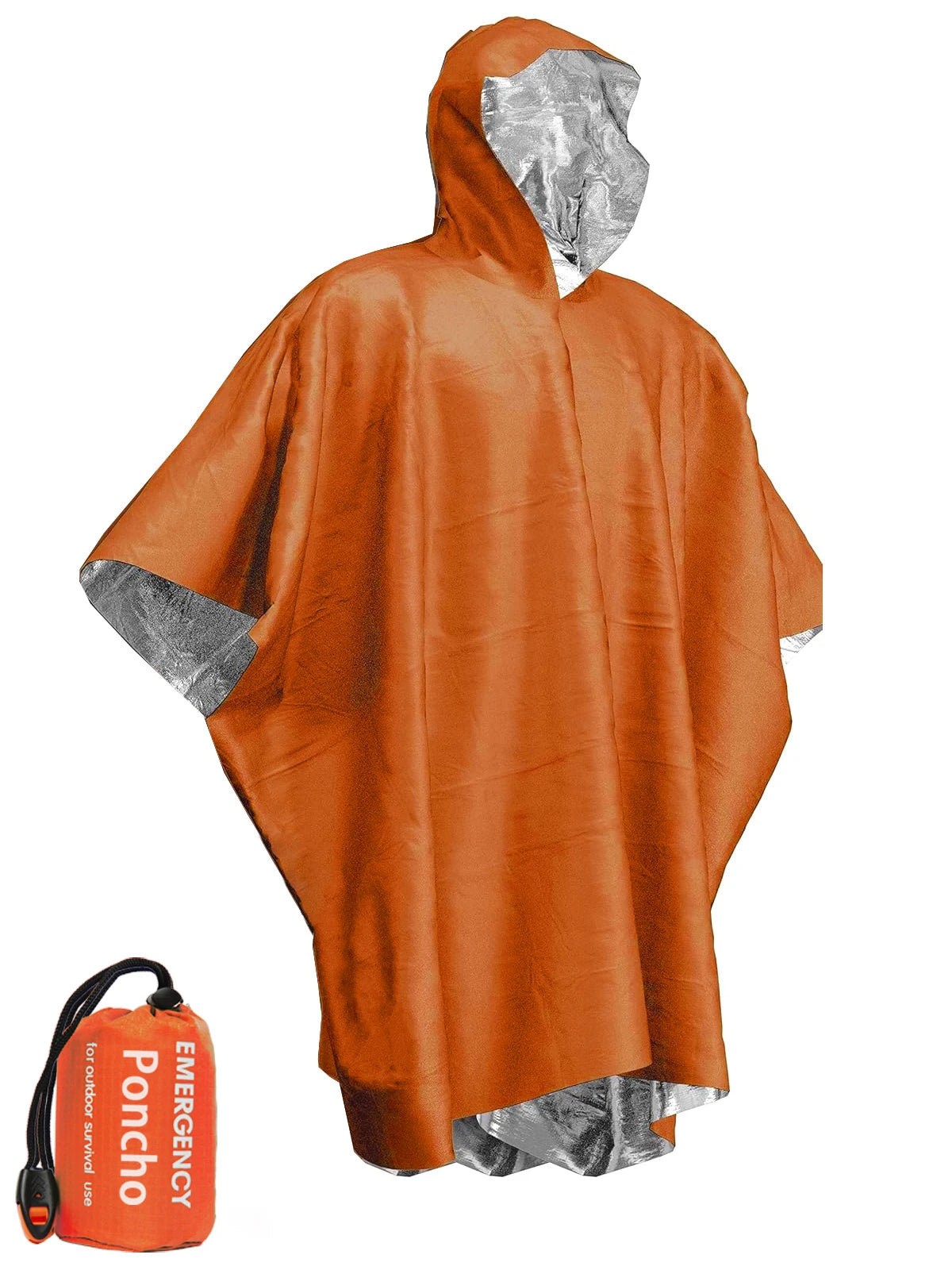Emergency Rain Poncho Thermal Blanket – Ultimate Outdoor Survival Gear - Image 7