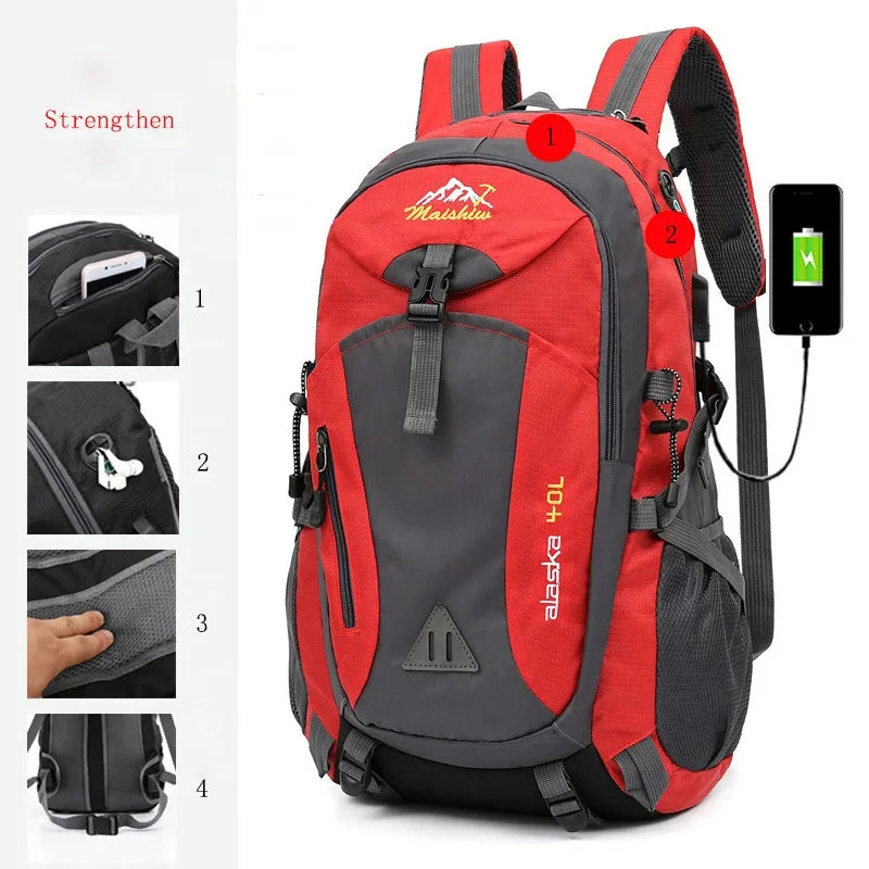 Anti-theft Waterproof Mountaineering Backpack for Outdoor Adventures - Image 15