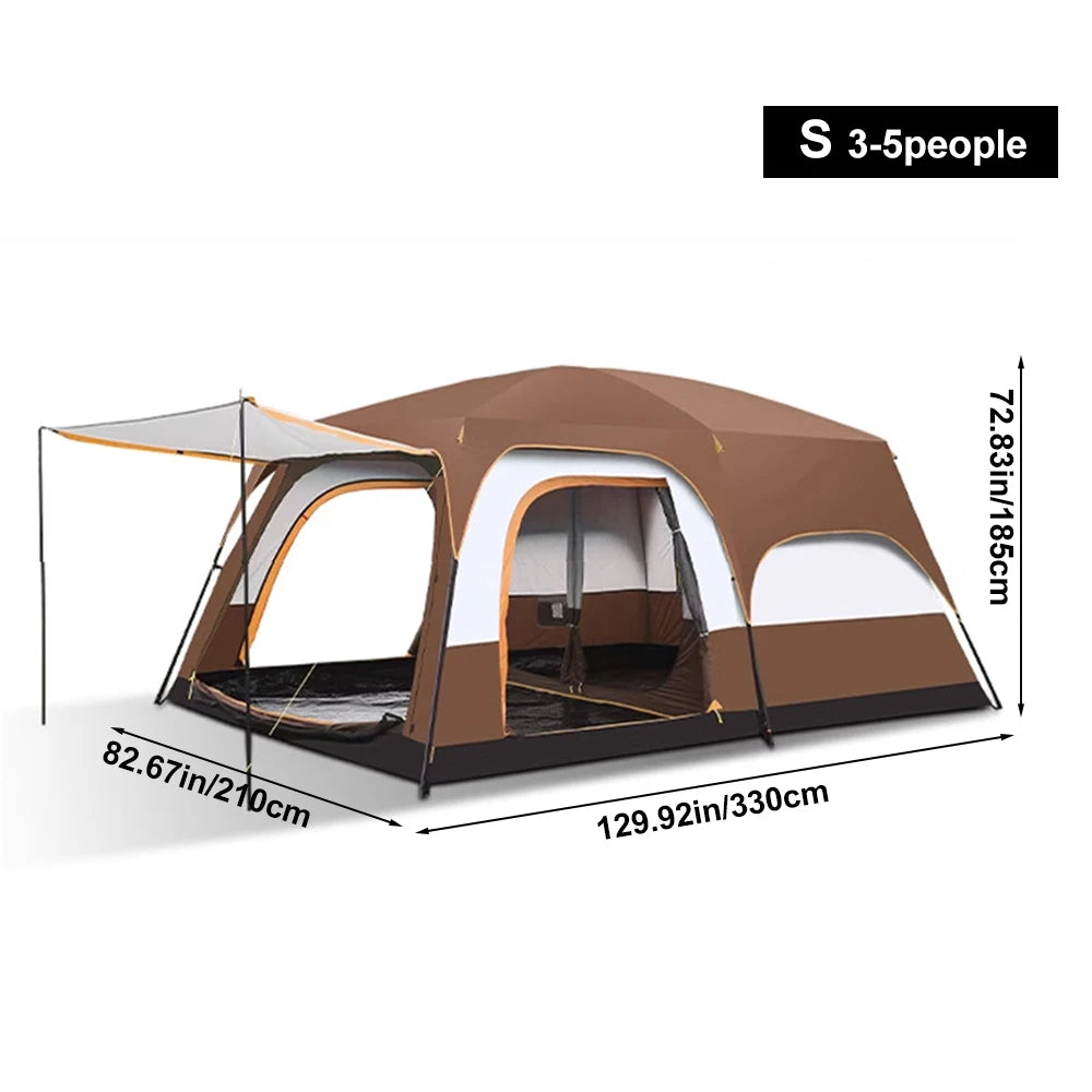 2025 Upgraded 4 Season Camping Tent – Ideal for 3-12 Person Family Adventures - Image 10