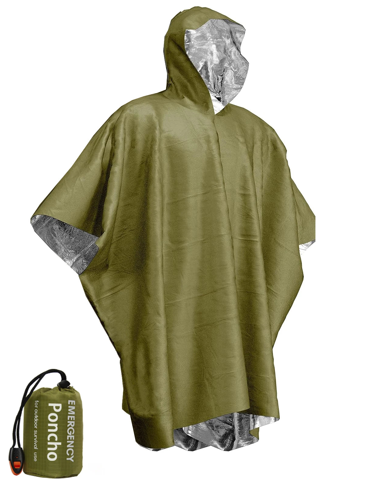 Emergency Rain Poncho Thermal Blanket – Ultimate Outdoor Survival Gear - Image 8