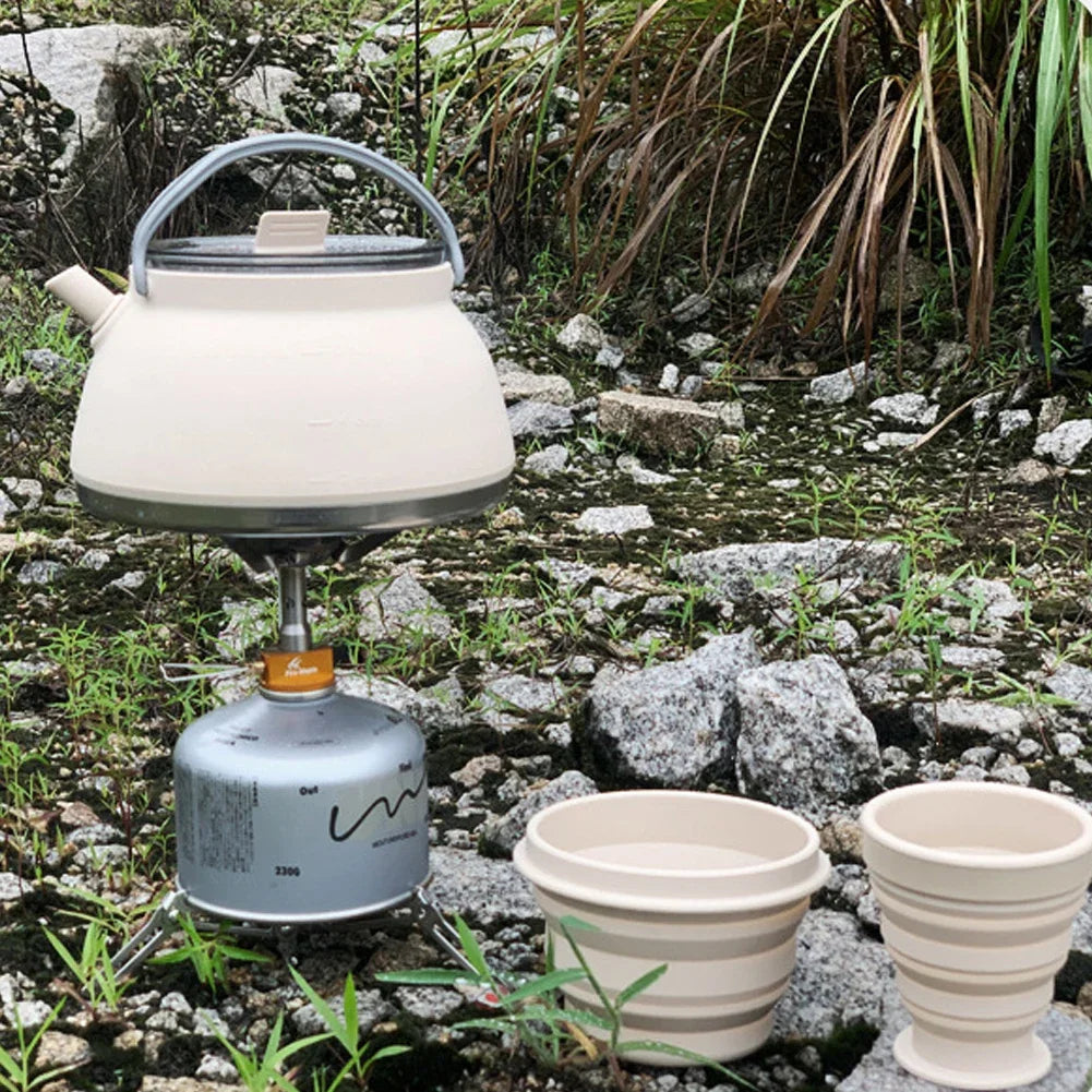 Portable Foldable Silicone Kettle for Outdoor Adventures - Image 2