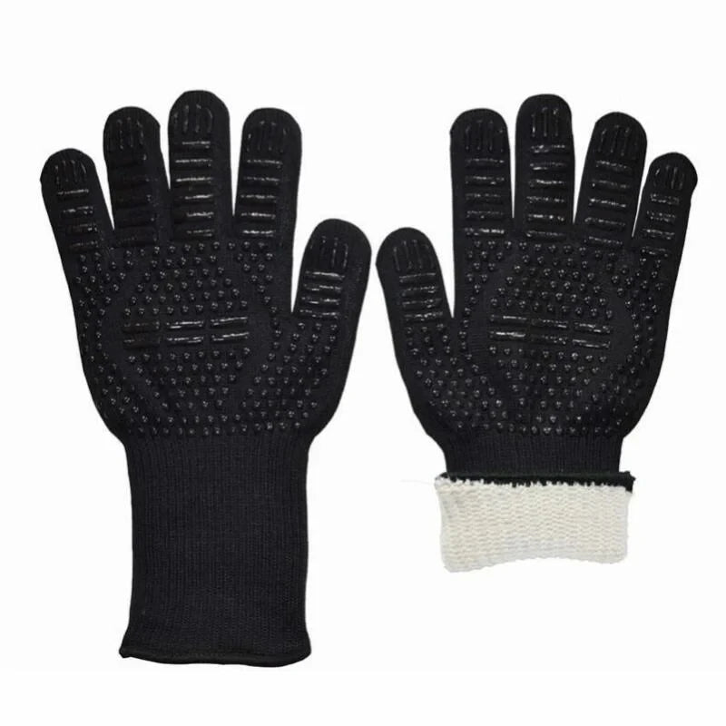 1472°F Heat Resistant Oven Mitts – Silicone BBQ & Grilling Gloves - Image 3