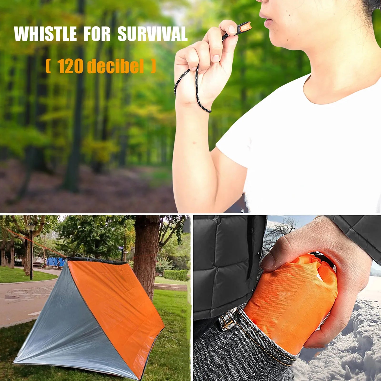 2 Person Emergency Shelter Bivy Survival Tent Kit – Essential Outdoor Gear - Image 3