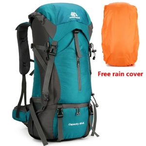 70L Nylon Camping Backpack – Durable Travel Bag for Outdoor Adventures