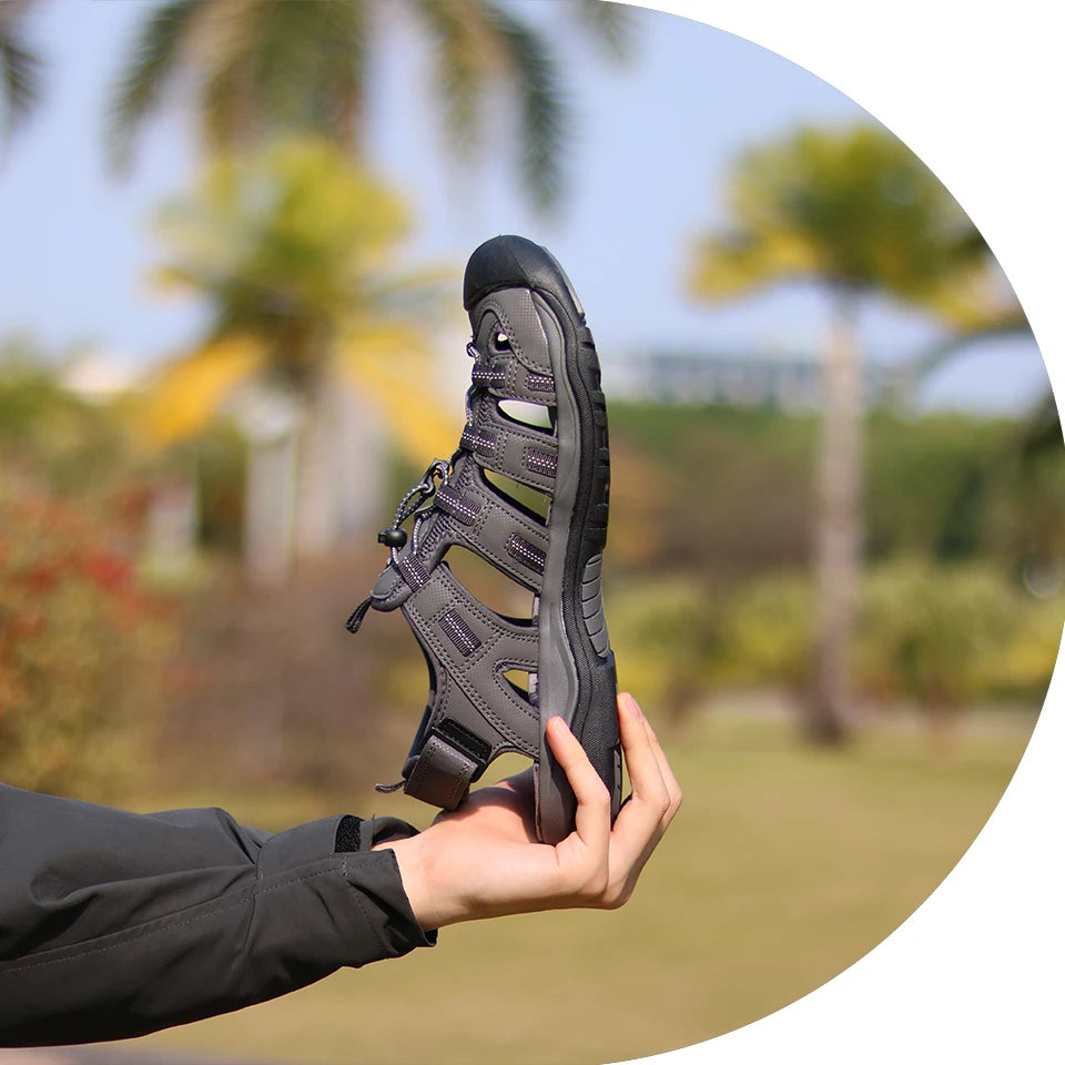 GRITION Men Outdoor Sandals – Versatile and Comfortable Beach Shoes - Image 5