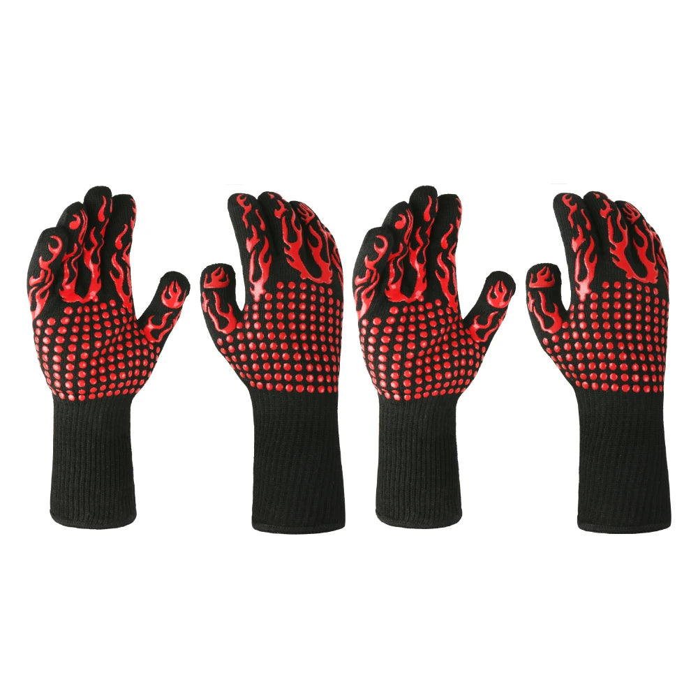 Flame Retardant Non-slip BBQ Fire Gloves – Ultimate Heat Protection - Image 8